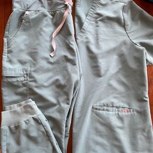 2XL Figs hydrogreen jogger scrub set